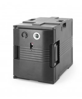 Amer Box Termiska izolācijas tvertne ar siltuma funkciju līdz 68C 2x GN1/1 200 W - Hendi 707692