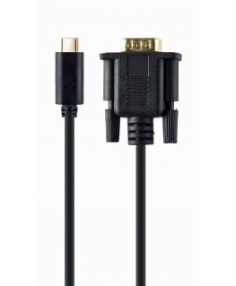 Gembird A-CM-VGAM-01 USB-graafikaadapter 1920 x 1080 pikslit Must