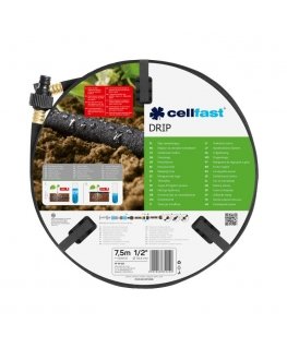 CELLFAST 19-002 puutarhaletku 7,5 m Maanpinnan ylä-/alapuolella musta