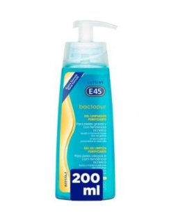 Lutsine E45 BACTOPUR purifying cleansing gel 200 ml