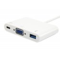 Equip 133462 sülearvuti dokk ja pordireplikaator USB 3.2 Gen 1 (3.1 Gen 1) Type-C Valge Equip 133462 sülearvuti dokk ja pordireplikaator USB 3.2 Gen 1 (3.1 Gen 1) Type-C Valge