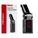 Автомобильный FM-трансимтер 1×USB-A 1×USB-C 12V 24V amio-04655 Автомобильный FM-трансимтер 1×USB-A 1×USB-C 12V 24V amio-04655