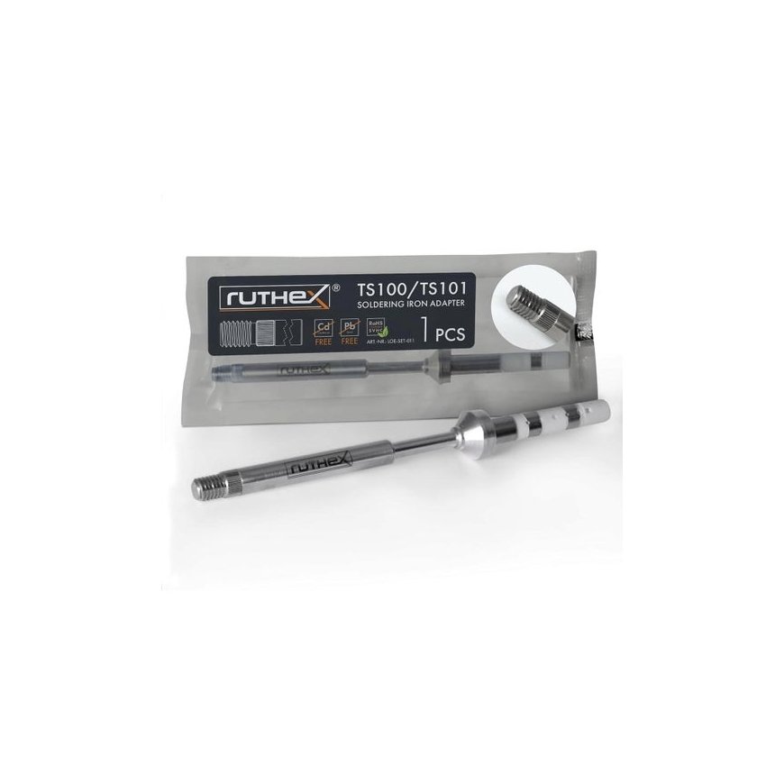 Ruthex TS100 / TS101 / PINECIL jootmisotsikute adapter.