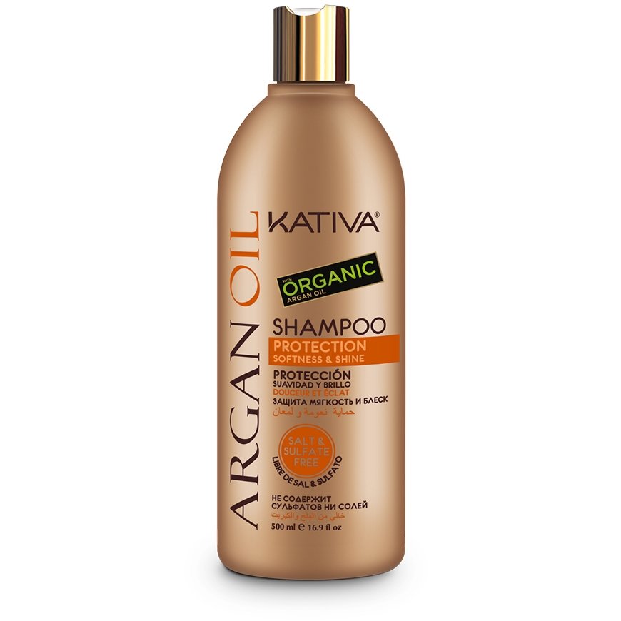 KATIVA ARGAN OIL Shampoo 500 ml Šampoon Mitteprofessionaalne Naised