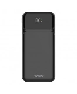 Savio BA-08 power bank Lithium Polymer (LiPo) 1000 mAh Black