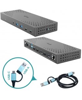 i-tec CATRIPLE4KDOCKPD2 laptop dock/port replicator