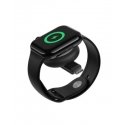 3MK Endurance Powerbank -kotelo Apple Watchille 44mm/45mm 2,5W 1200mAh USB-C musta 3MK Endurance Powerbank -kotelo Apple Watchille 44mm/45mm 2,5W 1200mAh USB-C musta