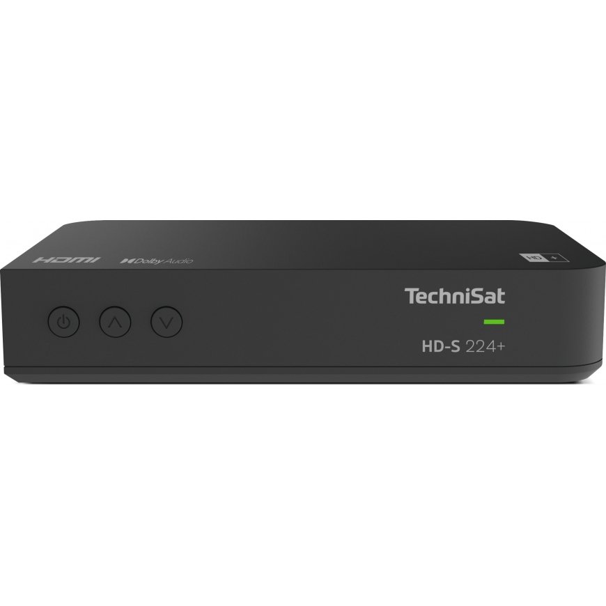 TechniSat HD-S 224+ Satelliitti musta
