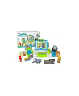 Lean Toys Kids Cash Register with Café and Accessories 49x33x15 cm