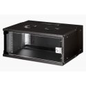 Digitus DN-49201 statnis 4U Pie sienas stiprināms statīvs Melns