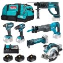 Комплект аккумуляторных инструментов Makita LXT® DLX6135TX1 LXT® 18V Комплект аккумуляторных инструментов Makita LXT® DLX6135TX1 LXT® 18V