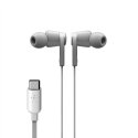 Belkin ROCKSTAR Наушники Проводная Вкладыши Calls/Music USB Type-C Белый