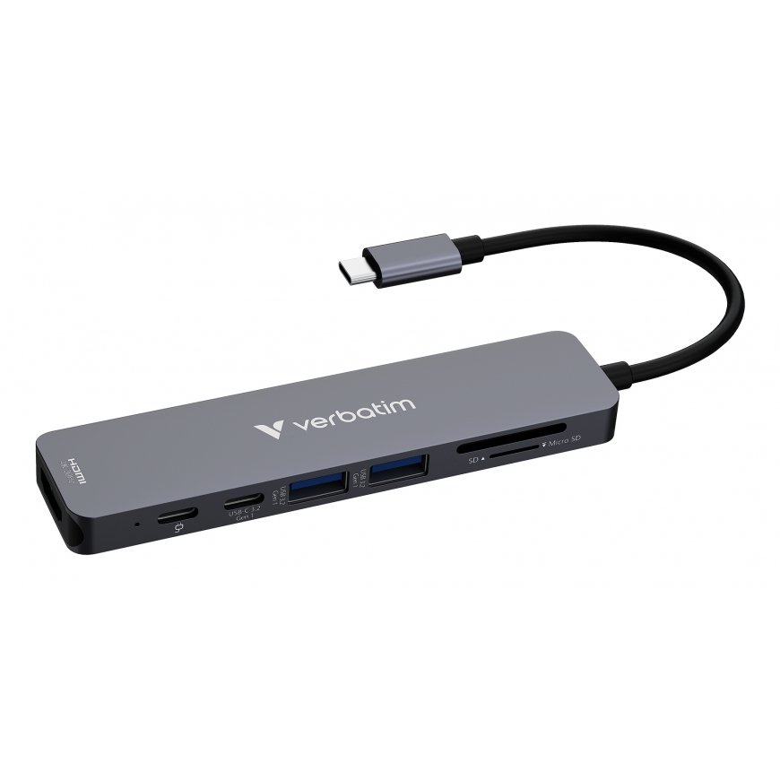 Verbatim 32158 jaotur USB 3.2 Gen 1 (3.1 Gen 1) Type-C 5000 Mbit/s Hall