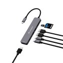 Verbatim 32158 interfeisa centrmezgls USB 3.2 Gen 1 (3.1 Gen 1) Type-C 5000 Mbit/s Pelēks Verbatim 32158 interfeisa centrmezgls USB 3.2 Gen 1 (3.1 Gen 1) Type-C 5000 Mbit/s Pelēks