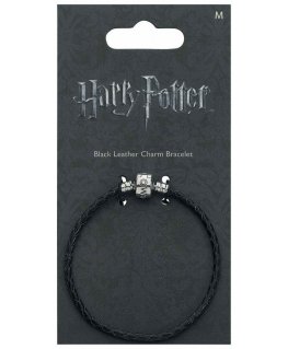 Келлионный браслет-чарм из черной кожи The Carat Shop Harry Potter