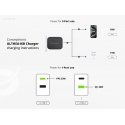 Conceptronic 2-Port 33W GaN USB PD Charger with 3-in-1 Charging Cable, USB-C x 1, USB-A x 1, QC 3.0, Conceptronic 2-Port 33W GaN USB PD Charger with 3-in-1 Charging Cable, USB-C x 1, USB-A x 1, QC 3.0,