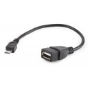 Gembird USB A - Micro-USB B, 0.15m USB cable USB 2.0 Black