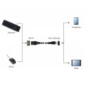 Gembird USB A - Micro-USB B, 0.15m USB-kaabel USB 2.0 0,15 m Must