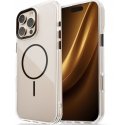Apple iPhone 17 Pro Max 6,9 Clear Thin Mag -kuori läpinäkyvä musta Apple iPhone 17 Pro Max 6,9 Clear Thin Mag -kuori läpinäkyvä musta