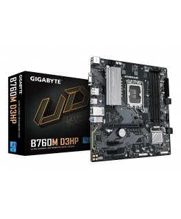 GIGABYTE B760M D3HP mātes plate Intel B760 Express LGA 1700 mikro ATX