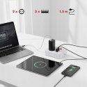 Toiteplokk 2 pesa MCE387 W 3xUSB, 110-240V AC 50/60Hz, 2.1A maksimaalselt 2500W, 1.5m valge Toiteplokk 2 pesa MCE387 W 3xUSB, 110-240V AC 50/60Hz, 2.1A maksimaalselt 2500W, 1.5m valge