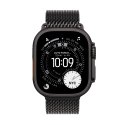 Apple Watch Ultra 3 GPS + Cellular 49mm Black Titanium Case with Black Titanium Milanese Loop - Medi