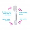 Brush-Baby BabySonic 4 vnt Permatomas Brush-Baby BabySonic 4 vnt Permatomas