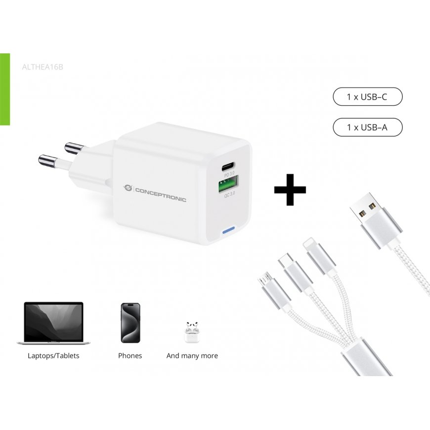 Conceptronic ALTHEA16W mobile device charger – 3