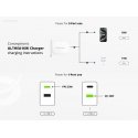 Conceptronic 2-Port 33W GaN USB PD Charger with 3-in-1 Charging Cable, USB-C x 1, USB-A x 1, QC 3.0, Conceptronic 2-Port 33W GaN USB PD Charger with 3-in-1 Charging Cable, USB-C x 1, USB-A x 1, QC 3.0,
