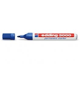 Edding 3000-3 vedenkestävä tussi Sininen 1 kpl