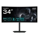 GIGABYTE GS34WQCA PC lamekuvar 86,4 cm (34") 3440 x 1440 pikslit Wide Quad HD LCD Must GIGABYTE GS34WQCA PC lamekuvar 86,4 cm (34") 3440 x 1440 pikslit Wide Quad HD LCD Must