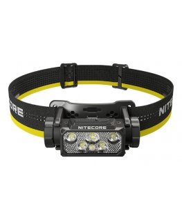 Nitecore HC60 UHE электрический фонарь Черный, Желтый Фонарь налобный LED