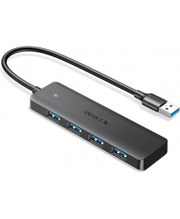 Ugreen USB 3.0 4-PORT HUB USB-A TO 4XUSB Dok-ligzda USB 3.2 Gen 1 (3.1 Gen 1) Type-A