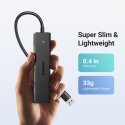Ugreen USB 3.0 4-PORT HUB USB-A TO 4XUSB Prijungimas USB 3.2 Gen 1 (3.1 Gen 1) Type-A Ugreen USB 3.0 4-PORT HUB USB-A TO 4XUSB Prijungimas USB 3.2 Gen 1 (3.1 Gen 1) Type-A