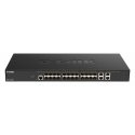 D-Link 24-port 10G SFP+, 4-port 10GBASE-T Smart Managed Switch D-Link 24-port 10G SFP+, 4-port 10GBASE-T Smart Managed Switch