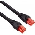 Goobay U/UTP Outdoor-PatchCord Cat6. Black. 10m Goobay U/UTP Outdoor-PatchCord Cat6. Black. 10m