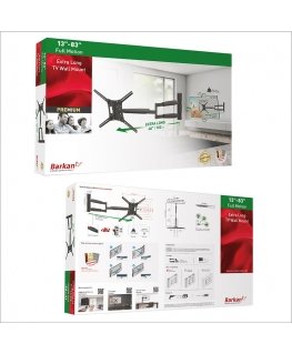 Barkan Mounting Systems BM443XL крепление для телевизора 2,11 m (83") Черный