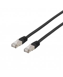 Deltaco STP-63SAU tīkla kabelis Melns 3 m Cat6a U/FTP (STP)