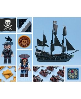 LEGO ICONS 10365 Kapten Jack Sparrow'i piraadilaev