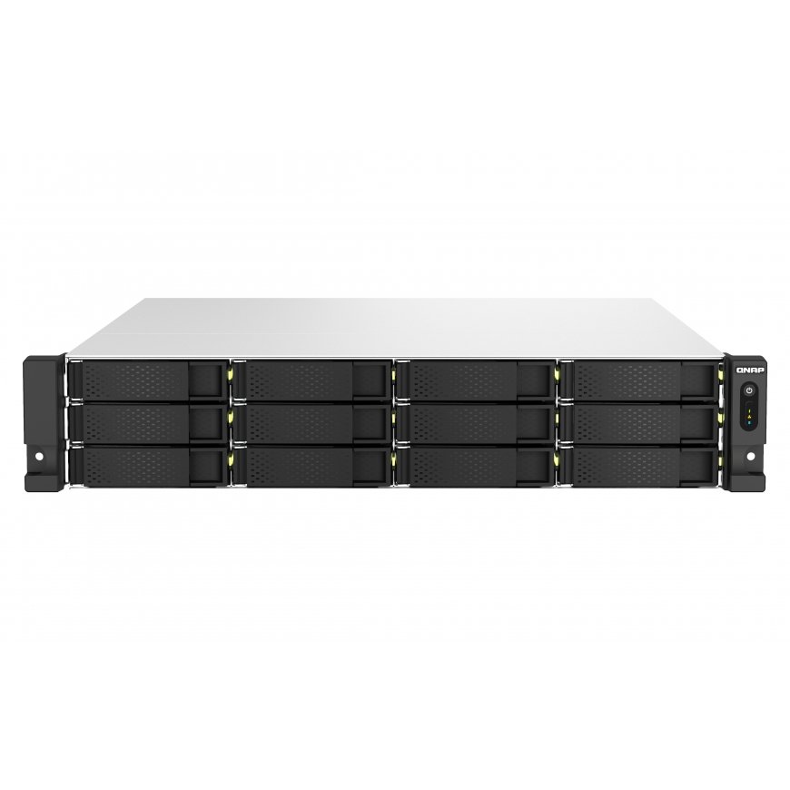 QNAP TS-h1887XU-RP NAS Стойка (2U) Intel Xeon E E-2334 16 GB DDR4 0 TB QuTS hero Черный, Белый