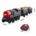 WOOPIE Electric Locomotive Remote Controlled Retro Train 4 Carriages WOOPIE Electric Locomotive Remote Controlled Retro Train 4 Carriages