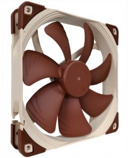 Noctua NF-A14 PWM Kompiuterio korpusui Ventiliatorius 14 cm Ruda