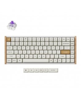 Keychron K2 HE keyboard Gaming USB + RF Wireless + Bluetooth White