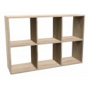 Topeshop MALAX 2X3 SONOMA living room bookcase Topeshop MALAX 2X3 SONOMA living room bookcase