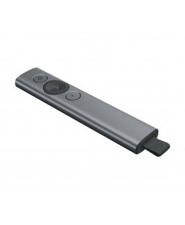 Logitech 910-005166 multimediju prezentētājs Bluetooth/RF Pelēks