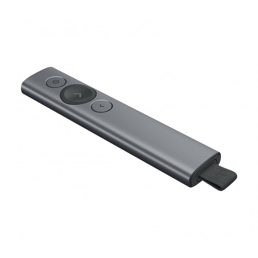 Logitech 910-005166 multimediju prezentētājs Bluetooth/RF Pelēks