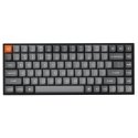Keychron K2 Max keyboard Universal USB + RF Wireless + Bluetooth Black, Grey