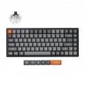 Keychron K2 Max клавиатура Универсальная USB + RF Wireless + Bluetooth Черный, Серый Keychron K2 Max клавиатура Универсальная USB + RF Wireless + Bluetooth Черный, Серый