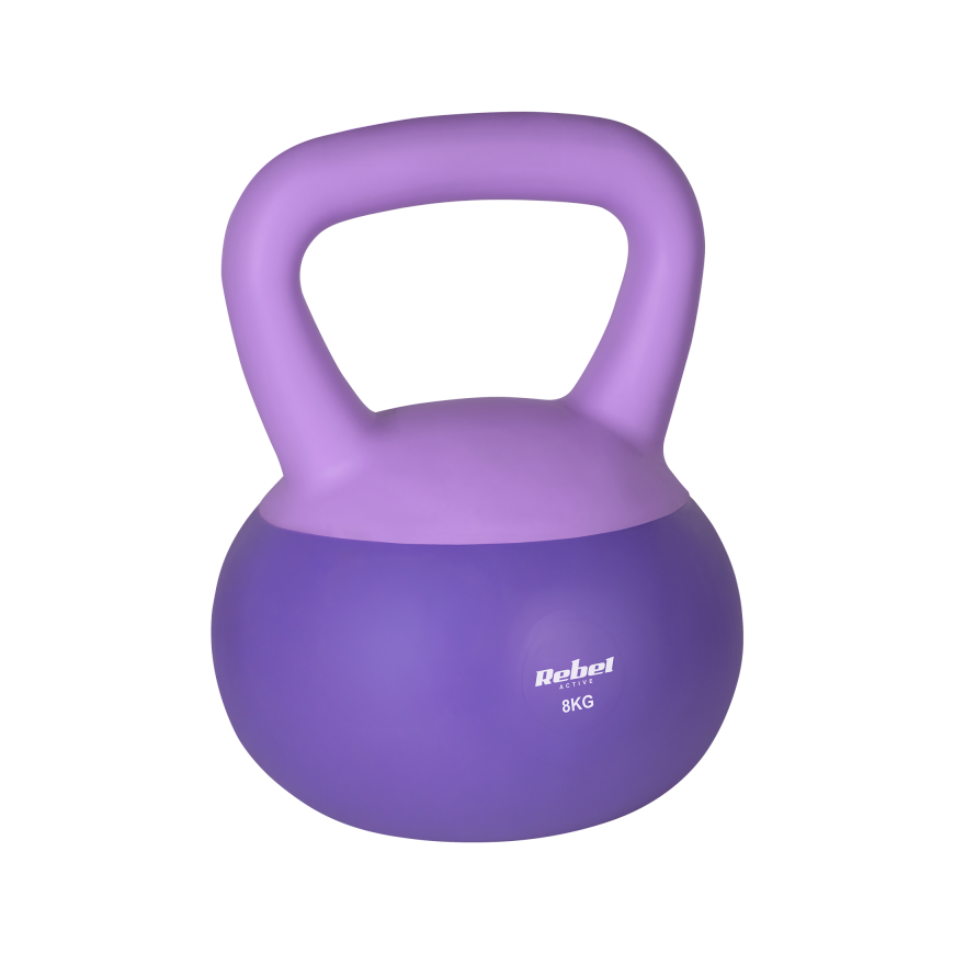 Pehme kettlebell pehmeast vinüülist 8kg REBEL ACTIVE