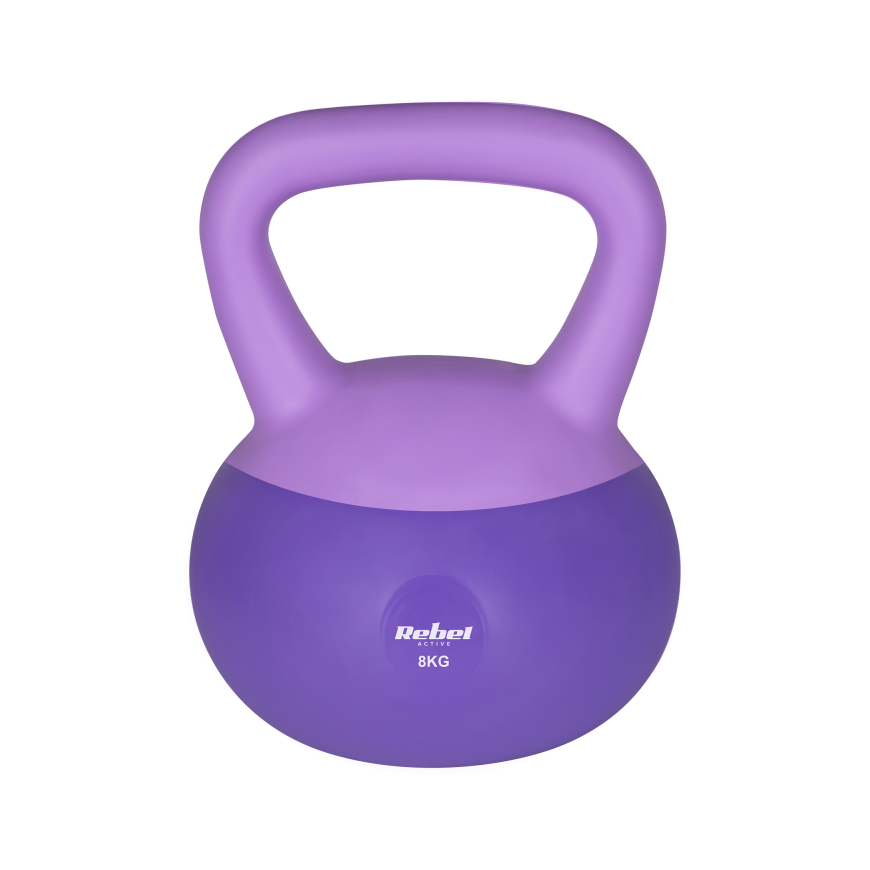 Pehme kettlebell pehmeast vinüülist 8kg REBEL ACTIVE – 2